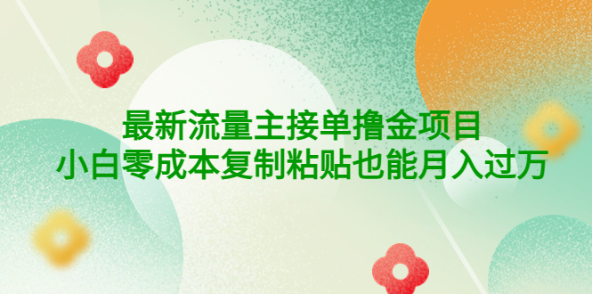 （4008期）公众号最新流量主接单撸金项目，小白零成本复制粘贴也能月入过万-副业网
