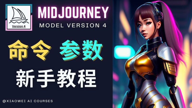 （4873期）Midjourney新手入门教程，轻松创作顶级图像，命令参数-新手教程-副业网