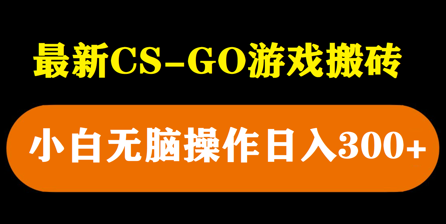 图片[1]-（5760期）最新csgo游戏搬砖游戏，无需挂机小白无脑也能日入300+-副业网