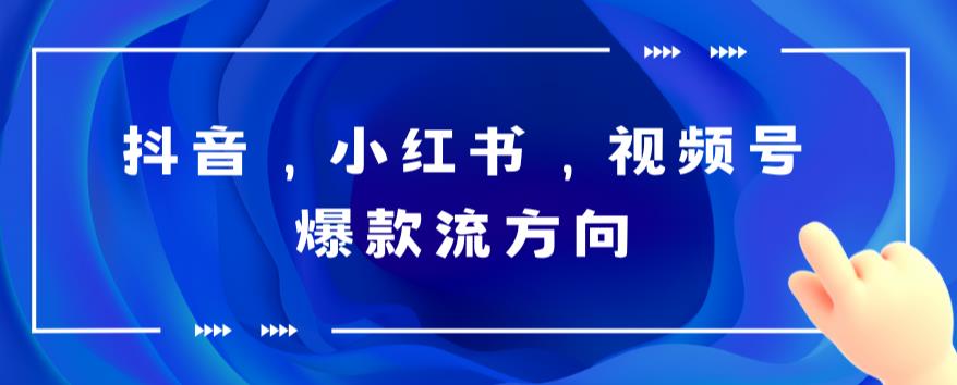 图片[1]-（6085期）抖音，小红书，视频号爆款流视频制作，简单制作掌握流量密码-副业网
