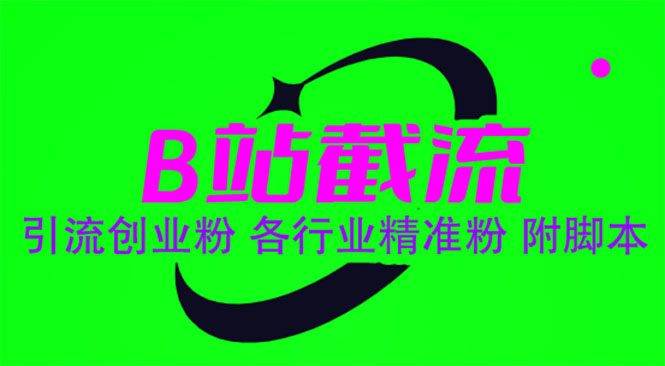 （6133期）B站截流 引流创业粉 各行业精准粉 附脚本-副业网
