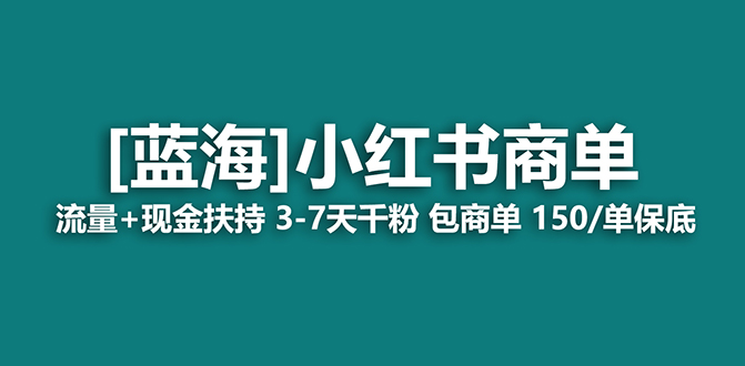（7388期）2023蓝海项目【小红书商单】流量+现金扶持，快速千粉，长期稳定，最强蓝海-副业网