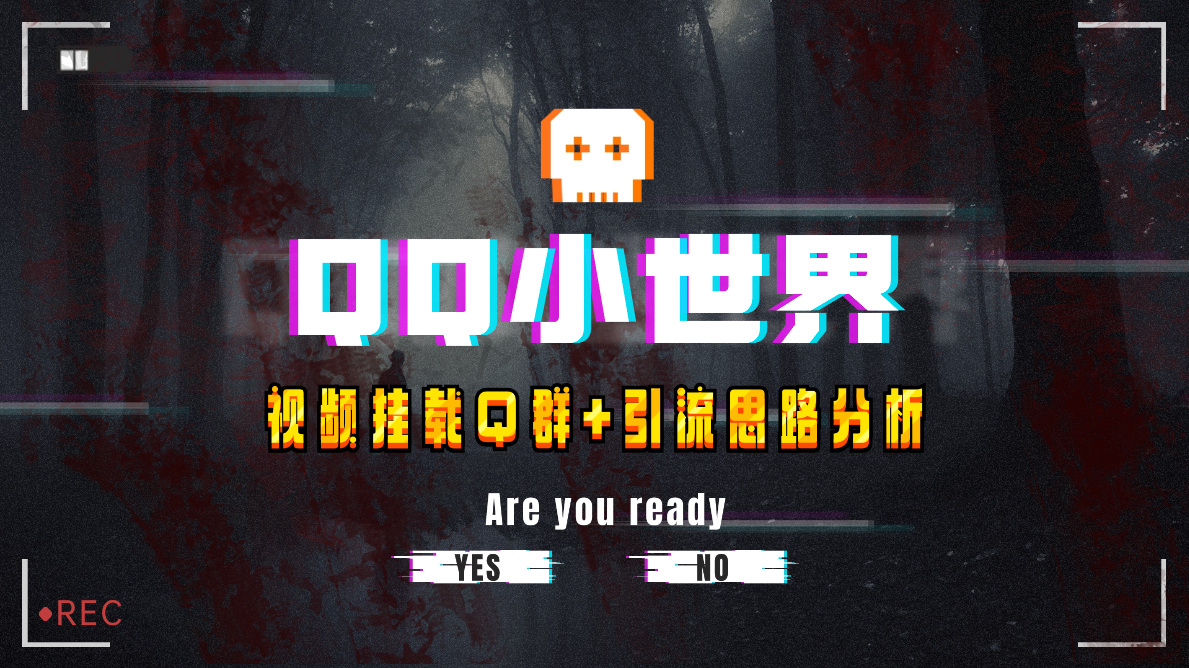 图片[1]-（8031期）【全网首发】QQ小世界_Q群挂载教程+引流思路分析-副业网