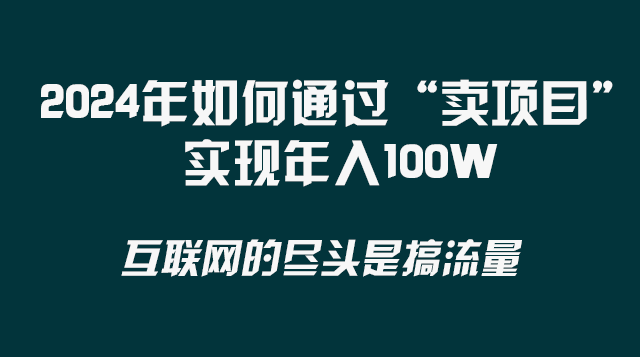（8382期） 2024年如何通过“卖项目”实现年入100W-副业网