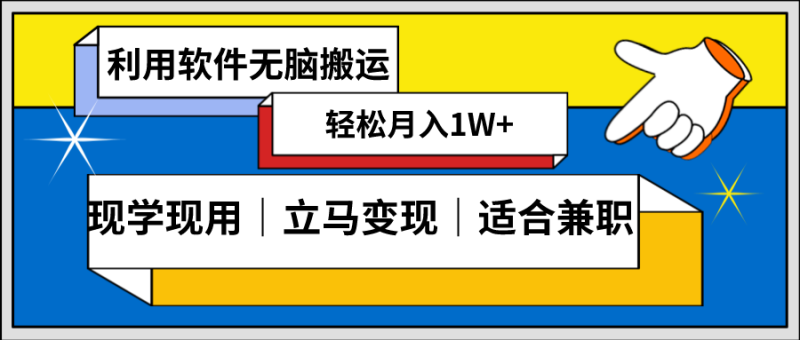 （8496期）低密度新赛道 视频无脑搬 一天1000+几分钟一条原创视频 零成本零门槛超简单-副业网