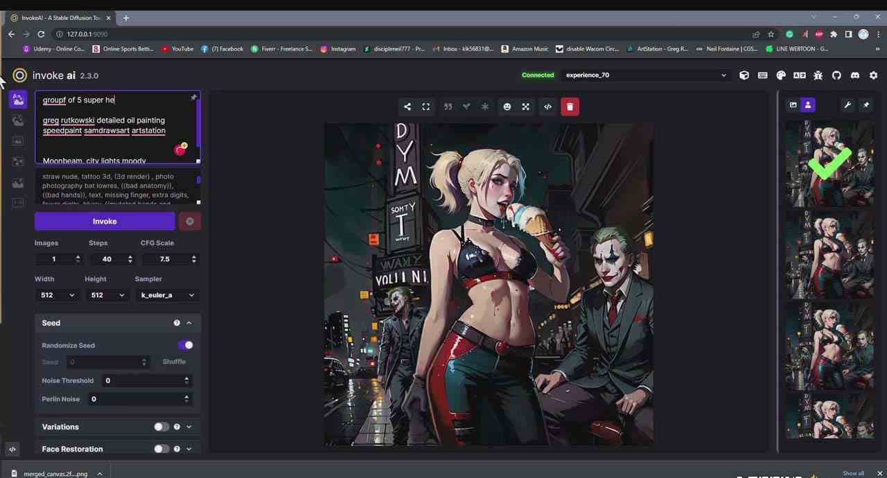 图片[5]-（9760期）Invoke AI 绘画教程-零基础创作可以销售的完美插图-49节-中英字幕-副业网