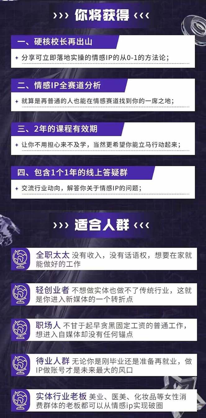 图片[2]-（11590期）情感直播IP短视频全通大课，普通人的IP之路从情感赛道开始（18节）-副业网
