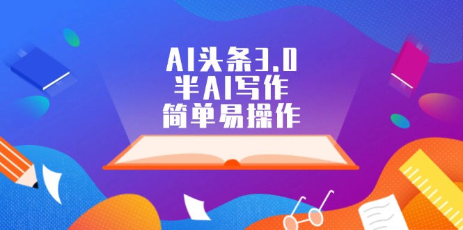 （12266期）AI头条3.0，半AI写作，简单易操作-副业网