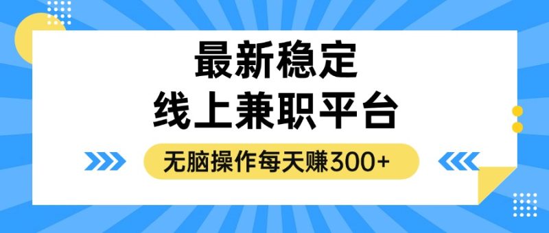 （12893期）揭秘稳定的线上兼职平台，无脑操作每天赚300+-副业网