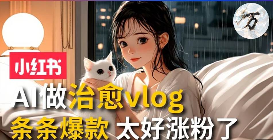 图片[1]-（13172期）AI治愈系vlog动画视频，小红书1个月轻松涨粉破万，商单报价1500+日入2000+-副业网