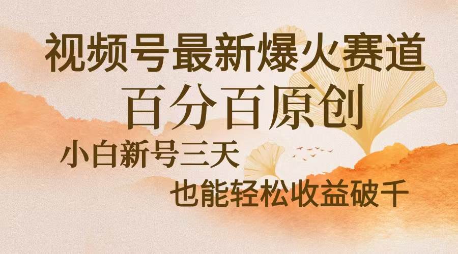 图片[1]-（13225期）视频号最新爆火赛道，中老年粉深信不疑，百分百原创，新号三天收益轻松…-副业网