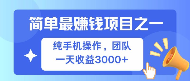 （13308期）简单有手机就能做的项目，收益可观-副业网