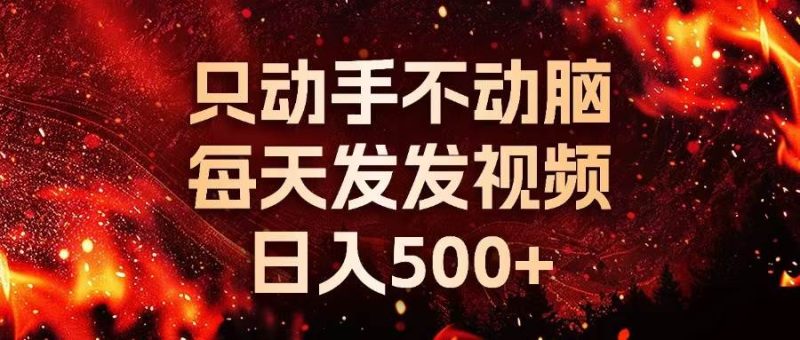（13325期）种草平台发短视频，只动手不动脑，每天发发视频，日入500+-副业网