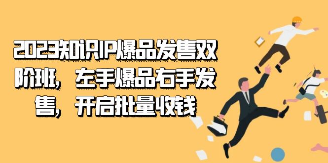2023知识IP-爆品发售双阶班，左手爆品右手发售，开启批量收钱-副业网