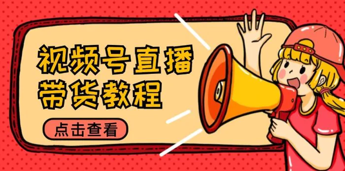 视频号直播带货教程：选品思路与话术拆解/掌握多种带货套路/提升直播效果-副业网