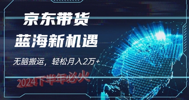 2024下半年最新蓝海项目，无脑搬运，不用剪辑，有手就会，京东图文视频，每月亲测2W+-副业网