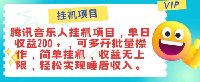 正规音乐人，全自动挂JI，轻松睡后收入单月入6k-副业网