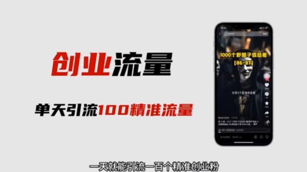 自媒体音频加图文制作视频，一天引流一百个精准创业粉【音频软件+图片素材】【揭秘】-副业网