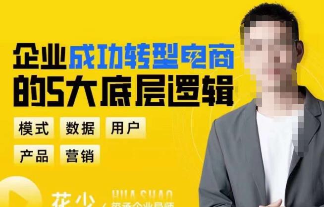 企业成功转型电商的5大底层逻辑，从模式、数据、用户、产品、营销5大板块，助你高效转型电商赛道-副业网