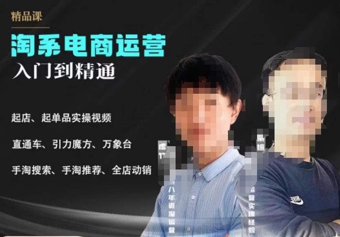 2023手淘搜索实操课+体系化课程，​起店起单品实操视频课程-副业网