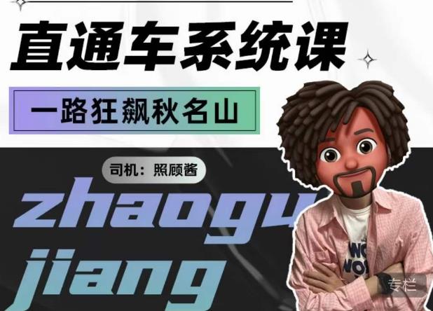 照顾酱·直通车系统课，从0到1搭建你的付费推广思维，讲基础，讲思路，讲方法，也讲实操-副业网