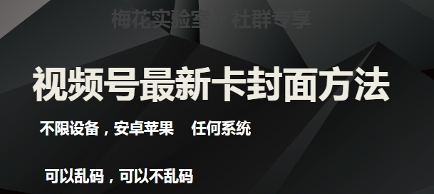 梅花实验室社群最新卡封面玩法3.0，不限设备，安卓苹果任何系统-副业网