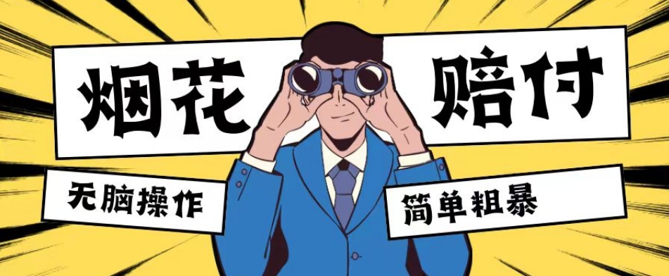 最新蓝海玩法，烟花爆竹赔付，单订单赔付200-500无脑操作【仅揭秘】-副业网