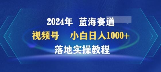 2024年视频号蓝海赛道百家讲坛，小白日入1000+，落地实操教程-副业网