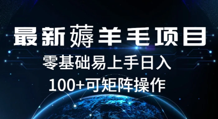 最新薅羊毛项目，一个广告五毛钱，提现无门槛，一个手机最高收益14-副业网