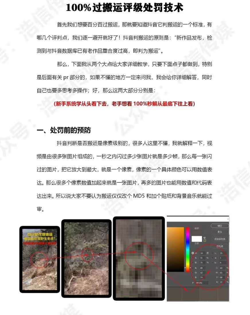 图片[2]-（1331期）抖音5月最新100%解决搬运评级处罚绝密技术（价值7280泄密）无水印-副业城