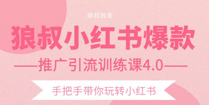 （1407期）小红书爆款推广引流训练课4.0，手把手带你玩转小红书（全套课程）-副业城