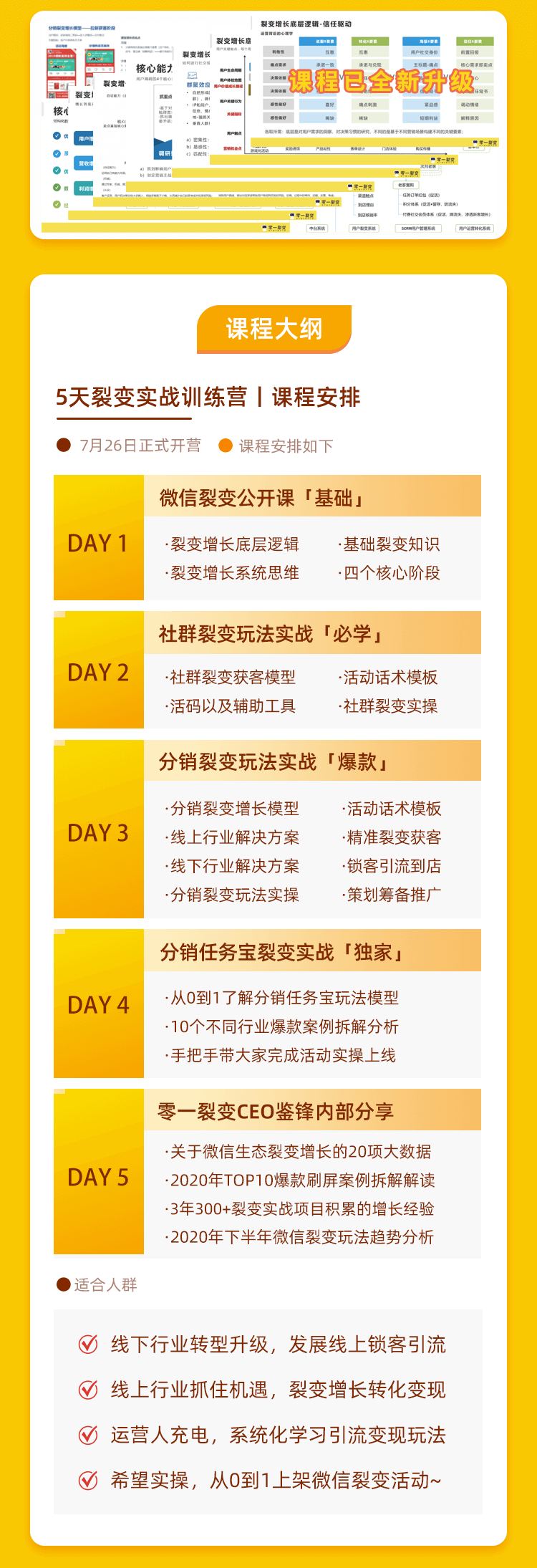 图片[2]-（1450期）《5天裂变实战训练营》1套底层逻辑+3种裂变玩法，2020下半年微信裂变玩法-副业城