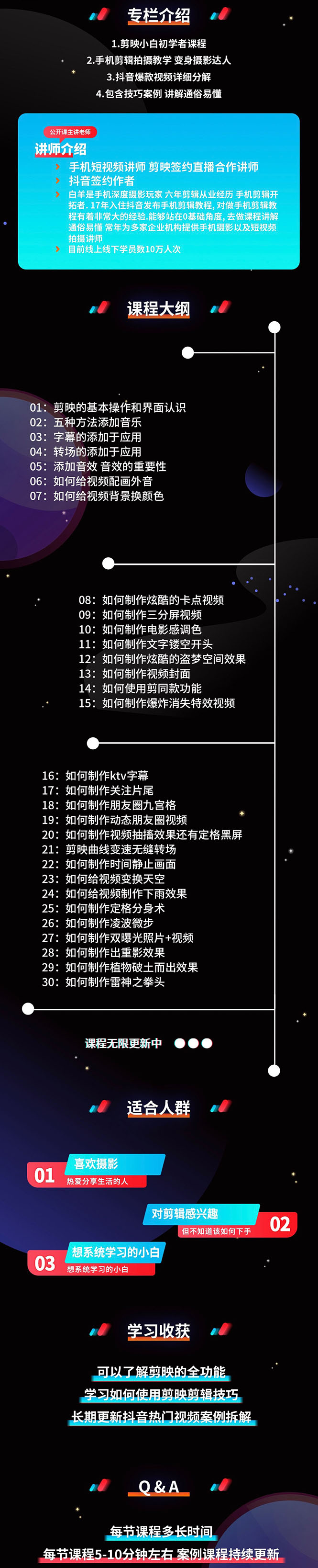 图片[2]-（1548期）剪映剪辑技巧，轻松用手机剪出大片，多学一门技能，涨粉赚钱两不误-副业城