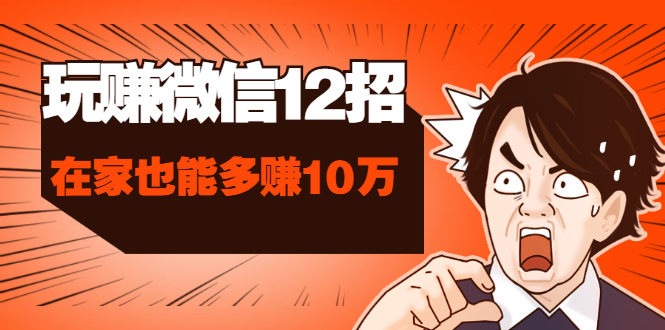 （1577期）玩赚微信12招：这样玩微信，手把手教你没钱没人脉在家也能多赚10万-副业城