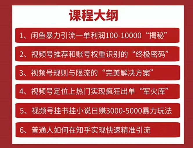 图片[2]-（1604期）起航哥-第3期视频号核心机密：暴力搬运日入3000+月赚10万玩法-副业城