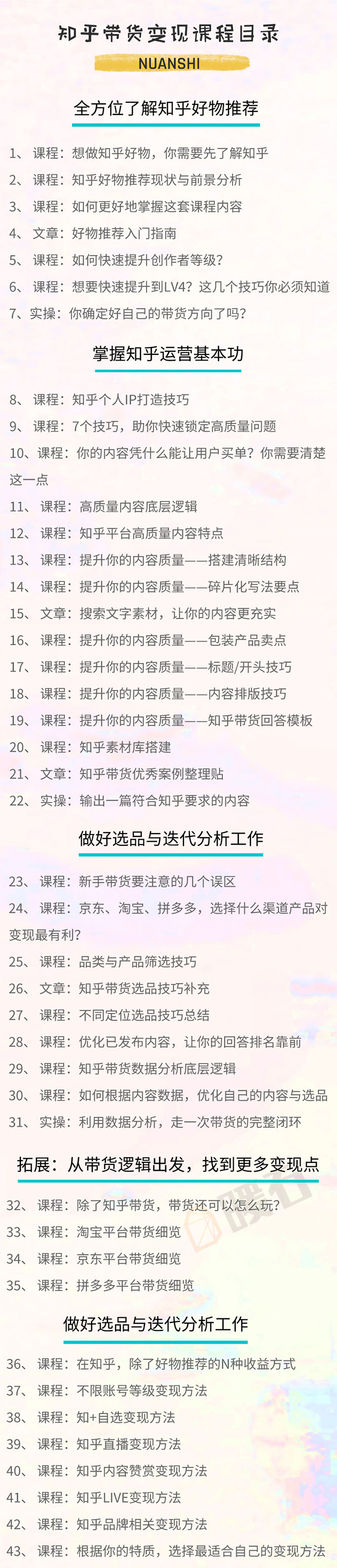 图片[2]-（1594期）暖石·知乎带货变现训练营：教你0成本实现睡后收入，告别拿死工资的生活-副业城