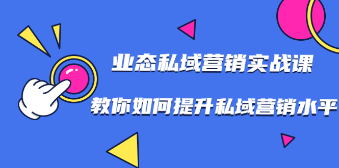 （1782期）7堂业态私域营销实战课，教你如何提升私域营销水平【视频课程】-副业城