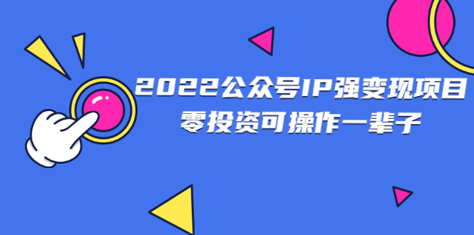 （2460期）2022公众号IP强变现项目，零投资可操作一辈子-副业城