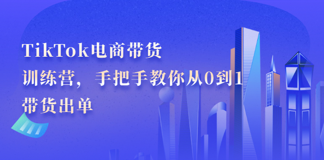 （2172期）TikTok电商带货训练营，手把手教你从0到1带货出单-副业城