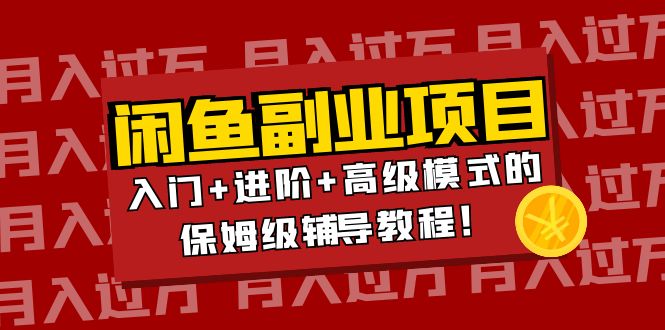 （3879期）月入过万闲鱼副业项目：入门+进阶+高级模式的保姆级辅导教程！-副业城