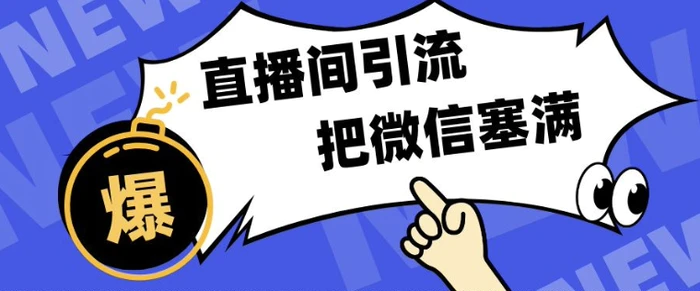 短视频直播间引流，单日轻松引流300+，把微信狠狠塞满-副业网