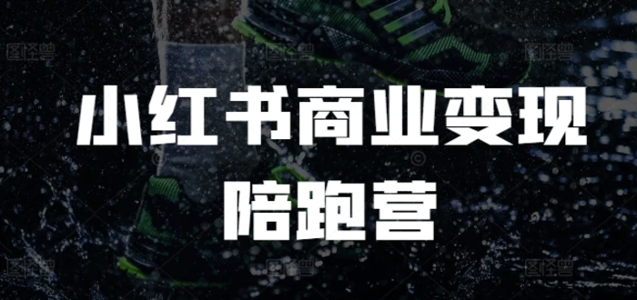 小红书商业变现陪跑营，小红书电商教程-副业城