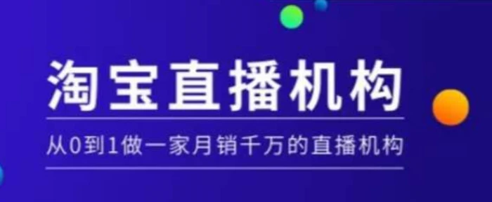 淘宝直播运营实操课【MCN机构】，从0到1做一家月销千万的直播机构-副业城