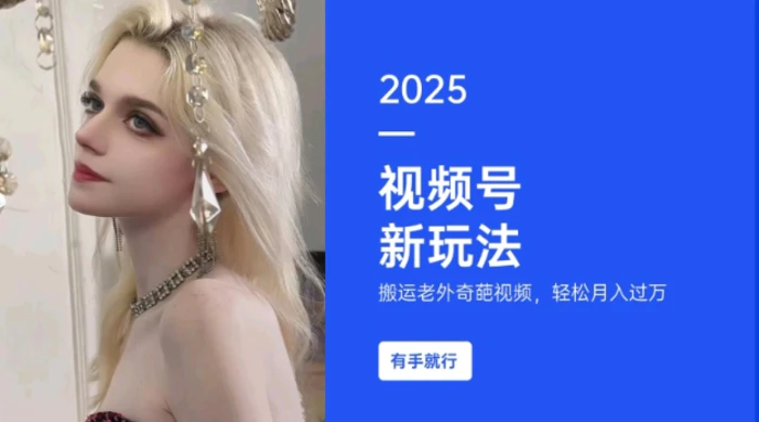 搬运老外奇葩视频，撸视频号分成计划收益，每天只需一小时，新手小白轻松月入过W-副业网