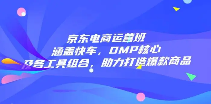 （14131期）京东电商运营班：涵盖快车，DMP核心及各工具组合，助力打造爆款商品-副业城