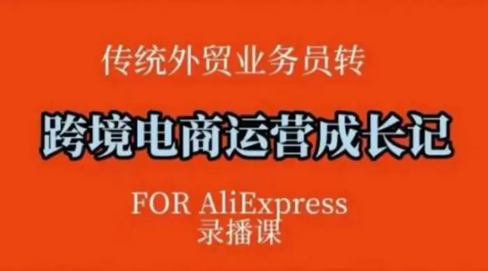 跨境电商速卖通运营课，​运营方法论+后台实操，逻辑清晰-副业城