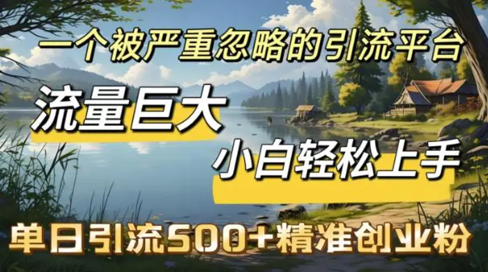 QQ引流创业粉，流量巨大，小白轻松上手，单日引流500-副业城