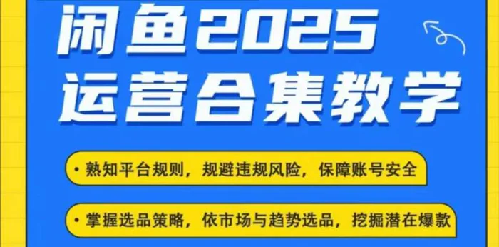 2025闲鱼电商运营全集，2025最新咸鱼玩法-副业城