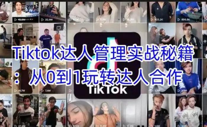Tiktok达人管理实战秘籍：从0到1玩转达人合作-副业城