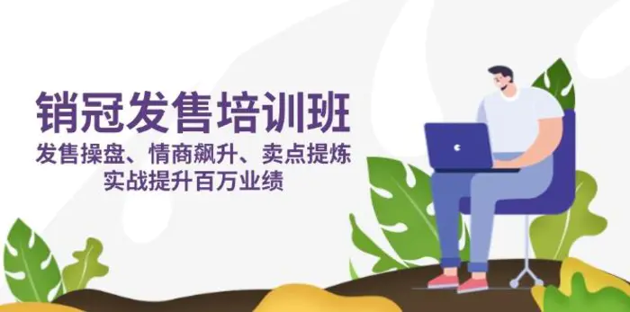 （14203期）销冠 发售培训班：发售 操盘+情商 飙升+卖点 提炼，实战提升百万业绩-副业网